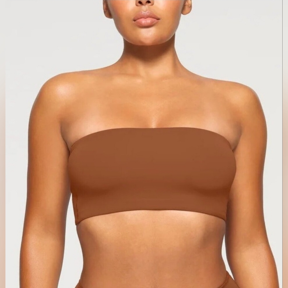 SKIMS FITS EVERYBODY BANDEAU/ NWT/ COPPER / XXS